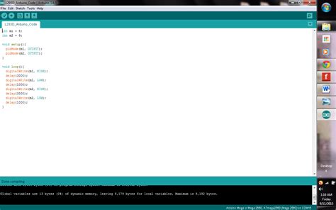Simple Arduino Program: Speed & Direction of DC Motor - L293D Motor