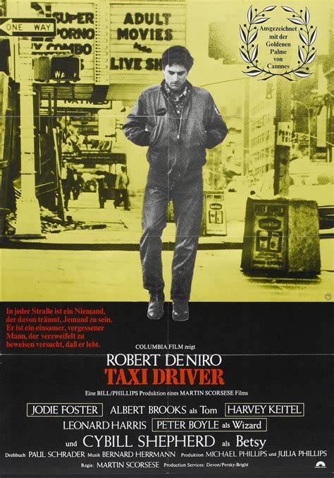 Мартин скорсезе в главных ролях: MOVIE POSTERS: TAXI DRIVER (1976)