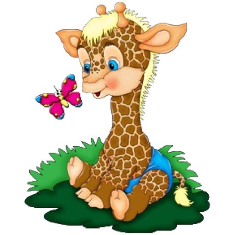 Baby Cartoon Giraffes Clipart Best