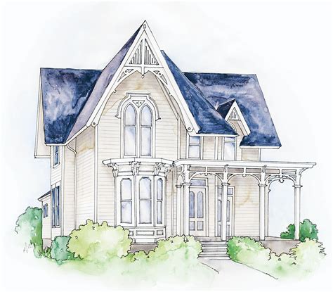 Gothic revival house plans can be built on vacant lots in victorian neighborhoods or on rural lots, as many farmhouses of the era were built in the gothic revival style. Gothic Revival | Gothic and Arch windows