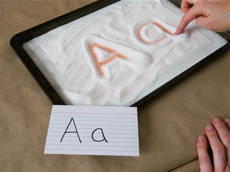 Salt Tray Writing