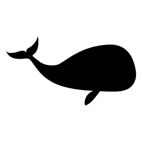 Whale Silhouette Fish Free Svg File Svg Heart