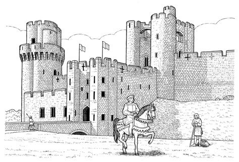 On the other hand, there are also the larger ones that are completed with multiple. Warwick castle difficult realistic coloring pages for ...