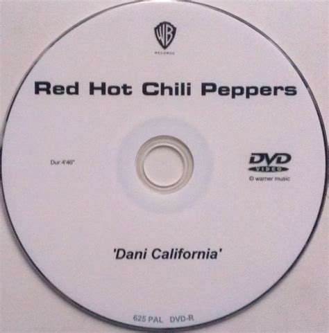 Red Hot Chili Peppers Dani California 2006 Dvdr Discogs
