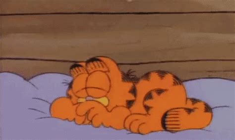 Back To Bed Gif Morning Goodmorning Waking Discover Share Gifs Sleep Cartoon Garfield