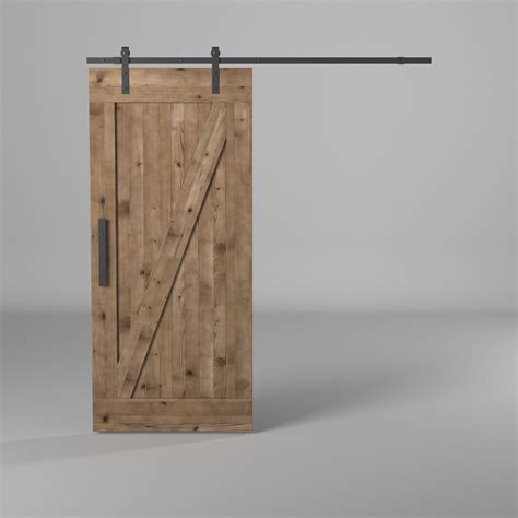 Wooden Sliding Door 3d Model Cgtrader