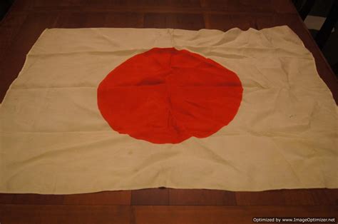 Smgp 445 Japanese Meatball Flag 33x26 Post Ww2 Sold War Relics