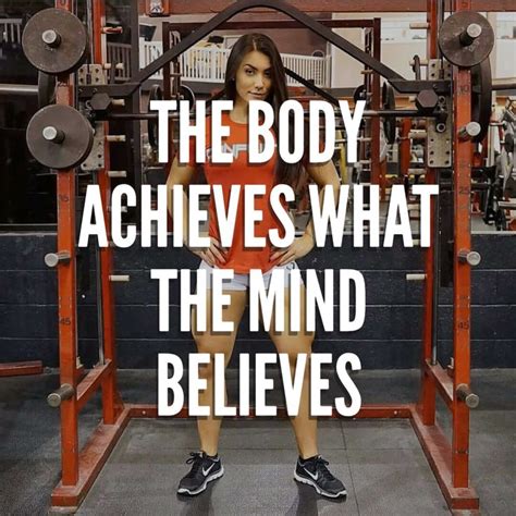 The Body Achieves ONLY What The Mind Believes Inspiring Fitness Motivation Quote Video