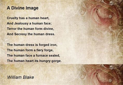 A Divine Image Poem By William Blake Poem Hunter