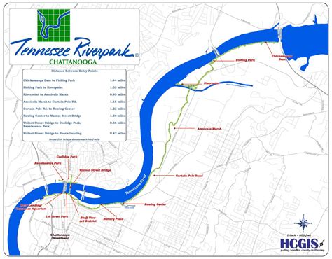 Chattanooga River Map