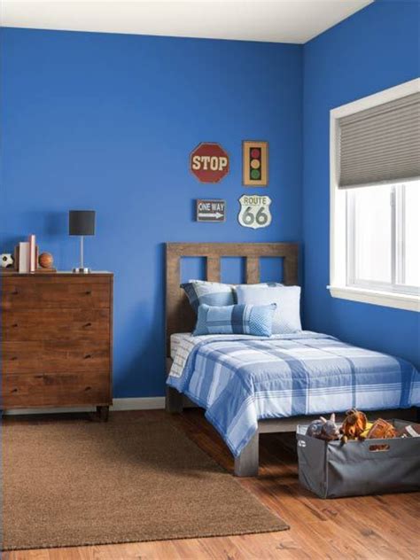 Color Of The Month August 2014 Bright Cobalt Blue Bedroom Walls