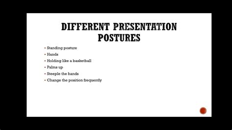 Different Presentation Posturesprofessional Business Skills Youtube