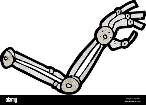 Cartoon Robot Arm Stock Vector Image Art Alamy