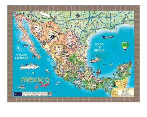 Mapa Turistico De Mexico Pinterest Images
