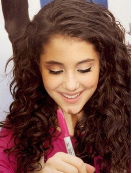 Ariana Grande Brown Hair Curly