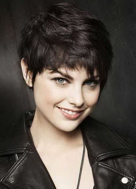 Surprising Gallery Of Pixie Haircuts For Thick Hair Background Pixie Cut