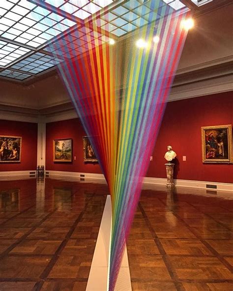 Artist Gabriel Dawe Creates These Rainbow Pieces With Thread Stained