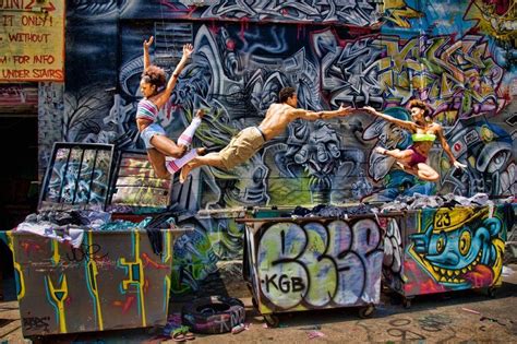 Grafitti Street Art Street Graffiti Dancers Art