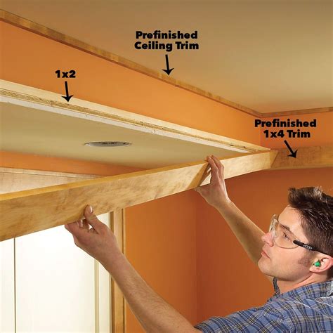 You'll never go back to traditional stud. How to Build a Soffit Box with Recessed Lighting in 2020 ...