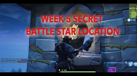 Week 5 Secret Battle Star Fortnite Season 6 Youtube