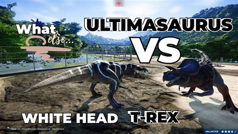 🦖ultimasaurus Vs White Head T Rex Jurassic World Evolution