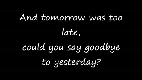 Nickelback If Today Was Your Last Day Lyrics Youtube