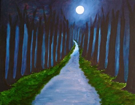 Moonlit Path Print By Todd Young