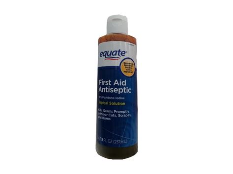 Equate First Aid Antiseptic Topical Solution 8oz Ingredients And Reviews