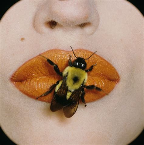 Most bee stings resolve on their own. Phyllis Posnick on Irving Penn's 1995 "Bee-Stung" Lips ...