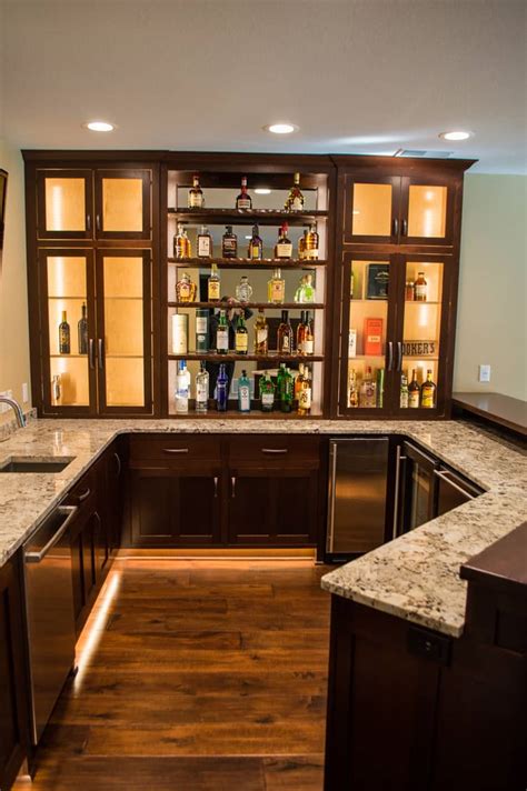 With so many custom styles barker cabinets use only the finest standards for building custom kitchen cabinets. Custom Bar Cabinets, Custom Made Bar Cabinets Near Me