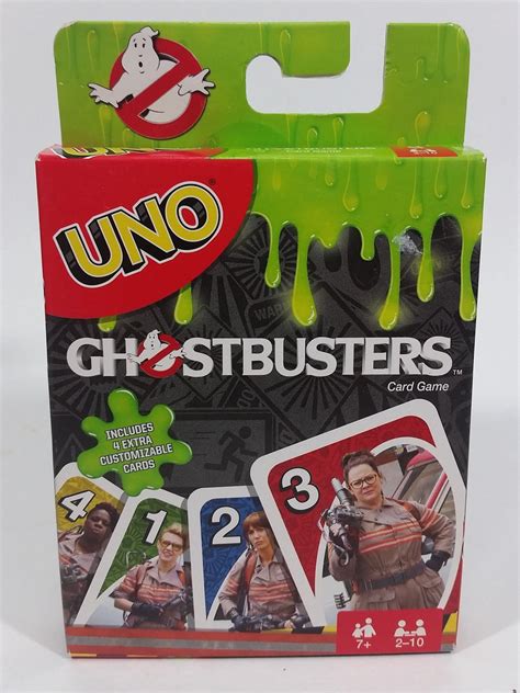 2016 Uno Ghostbusters Card Game Movie Film Collectible New In Box