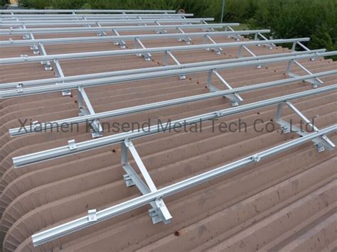 China Aluminum Solar Roof Mounting System Solar Racking Solar Mounting