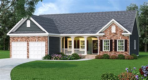 Open floor plans are very common, as this type of layout. Ranch Style House Plan 72621 with 3 Bed, 2 Bath