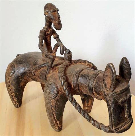 Sculpture African Bronze Dogon Mali Catawiki