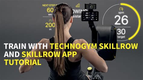 Train With Technogym Skillrow And Skillrow App Tutorial YouTube