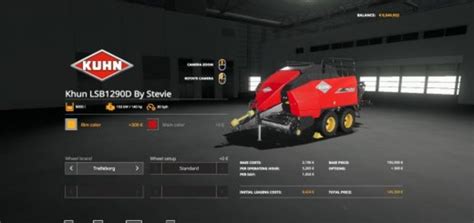 Fs19 Unrealistic Kuhn 1290 V 10 Balers Mod Für Farming Simulator 19