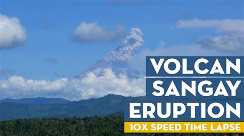 Volcan Sangay Eruption Youtube