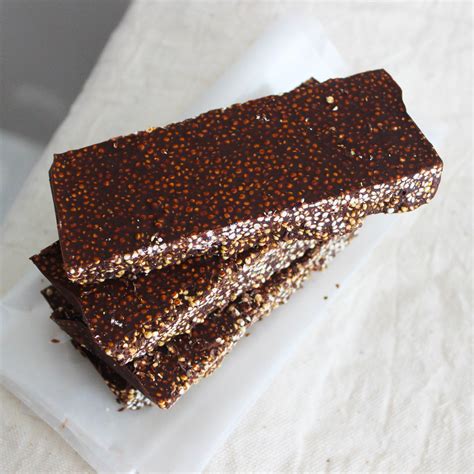 Chocolate Quinoa Crunch Bars Salt N Sprinkles