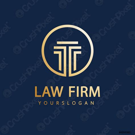 Anwaltskanzlei Logo Design Vorlage Stock Vektorgrafi 4399383 Crushpixel