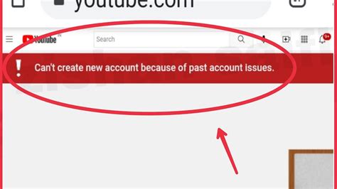 Youtube Channel Cant Create New Account Because Of Past Account Issue
