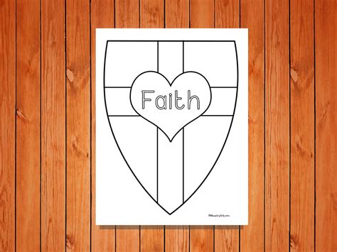 Shield Of Faith Printables Ministryark