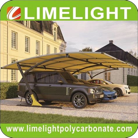 Both companies is well known in the steel. double size cantilever carport with metal frame and ...