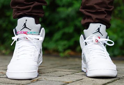 Air jordan 5 fire red color: On-Feet Photos of the Supreme x Air Jordan 5 "White" • KicksOnFire.com