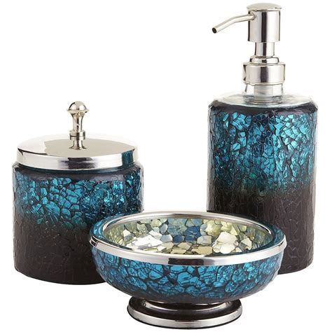 Aqua Blue Bath Accessoriesturquoise Blue Bath Accessories Turquoise