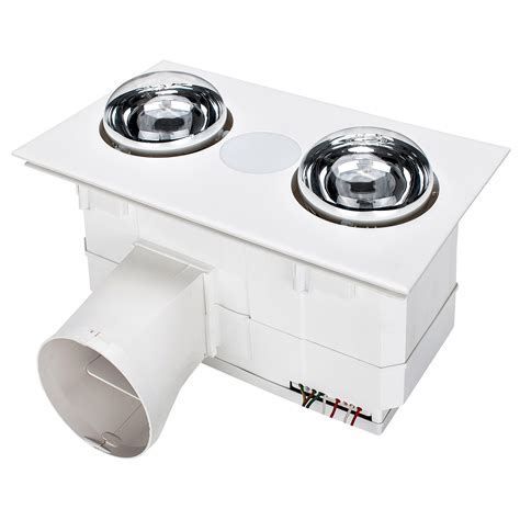 All bathroom fans need to vent outdoors. Forme2 3 in 1 Bathroom Heater & Exhaust Fan With Tricolour ...