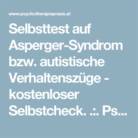 Führen sie den selbsttest gemäß der gebrauchsanweisung ihres tests durch. Pin auf Autismus