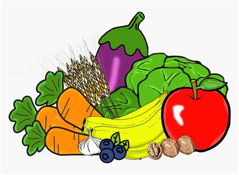 Vegetables Clipart Printable Transparent Fruits And Vegetables