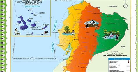 Mapa De Las Regiones Del Ecuador