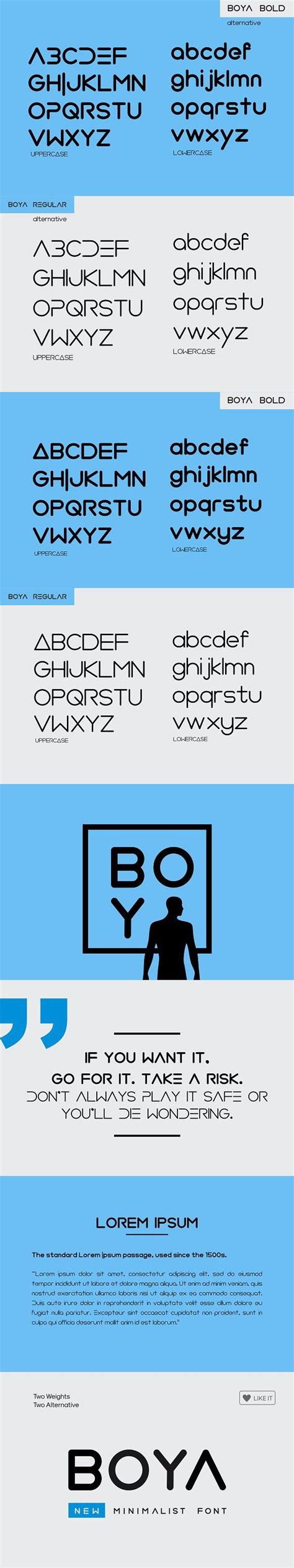 Boya Rounded Font Round Font Logo Fonts Typography Design