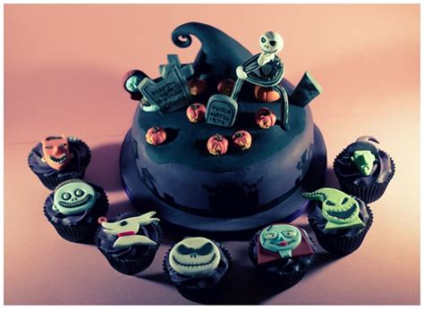A halloween wedding cake too spooky to eat? The Nightmare Before Christmas Cake & Cupcakes on Behance